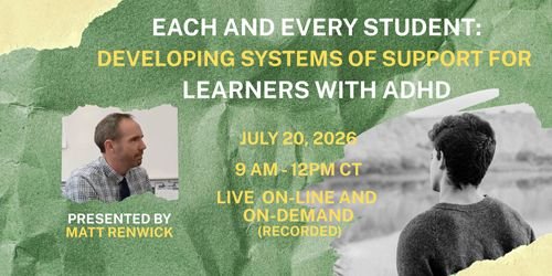 RENWICK SAVE THE DATE - ADHD